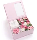 Soap Rose New Design Valentine Gift Box Set With Flower Soap Rose For Sale