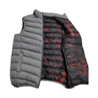 Unisex Vest OEM Quilted Unisex Camo Print Vest High Quality Ultralight Reversible Padded Jacket Vest For Men
