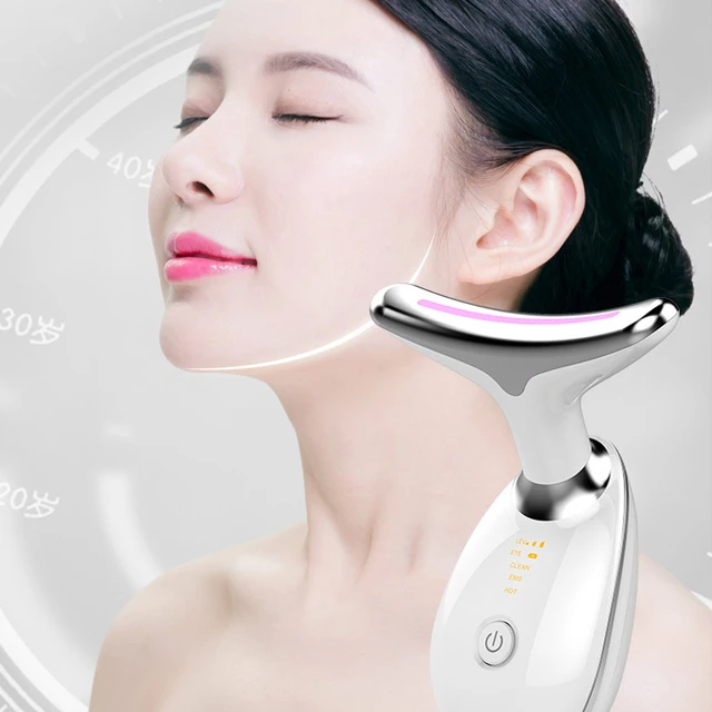 Home Anti-Aging Face And Neck Lifting Massager Skin Care Wrinkle Remover Beauty Tools EMS Neck Lifting Device Facial Massager
