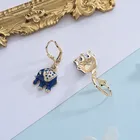 Earrings Factory Wholesale Newest Design Fashion Glamour 14K Color Elephant Long Earrings