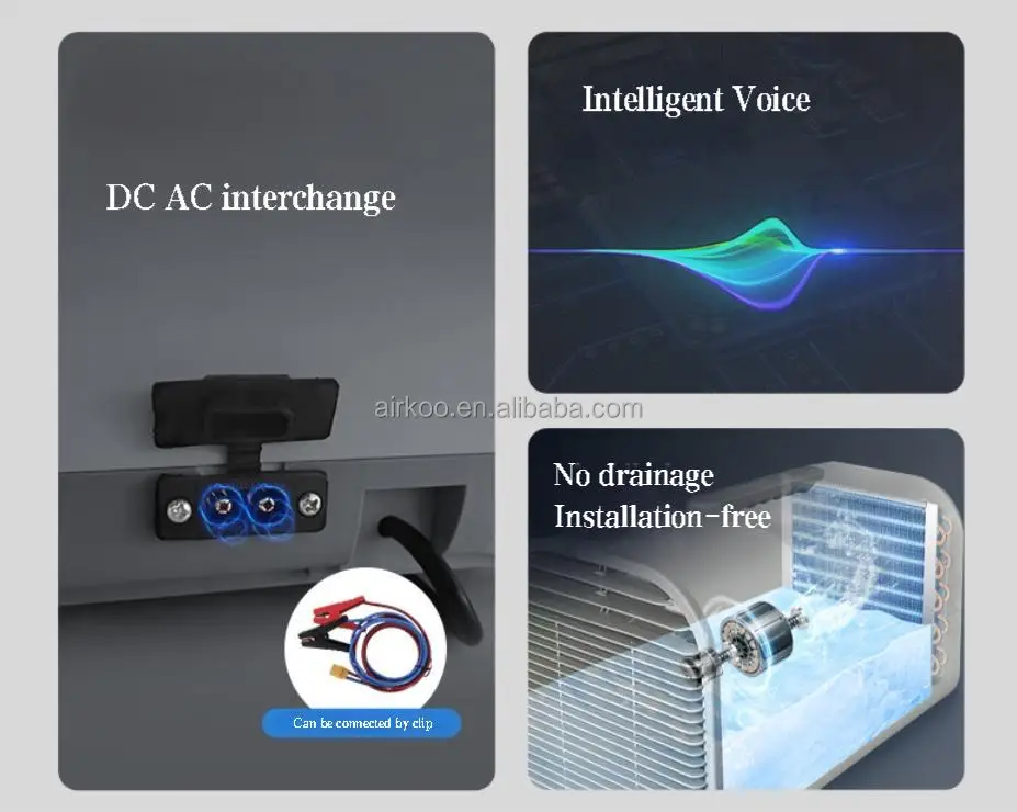 Portable Mini Air Conditioner, 12V, 220V - detail 14