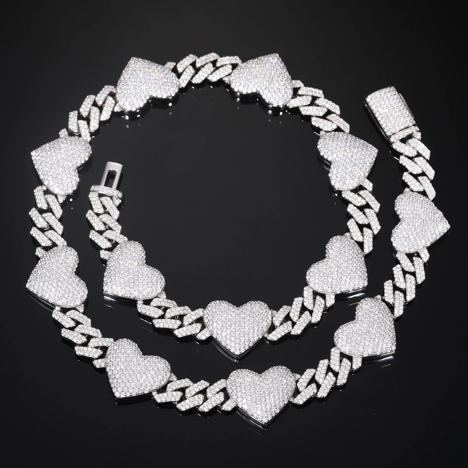 Iced Heart Necklace - HS