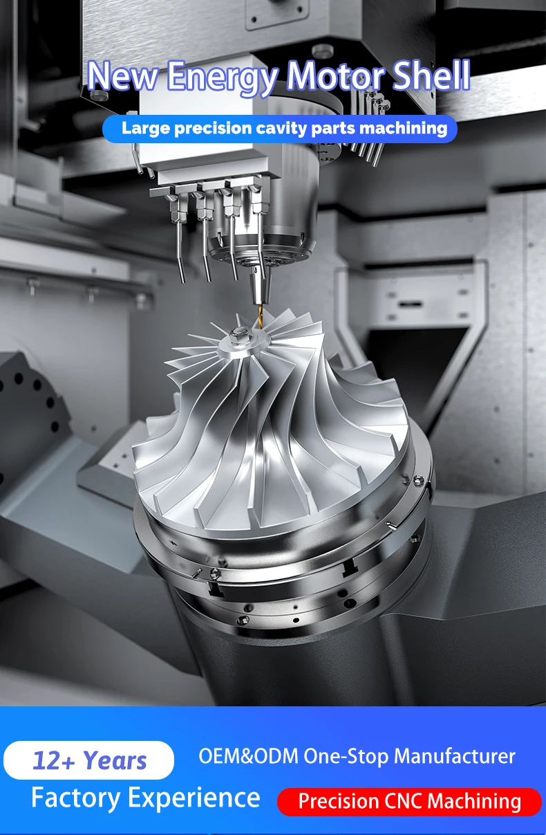 Vortex Blower, 5-Axis, CNC, Aluminum - detail 16