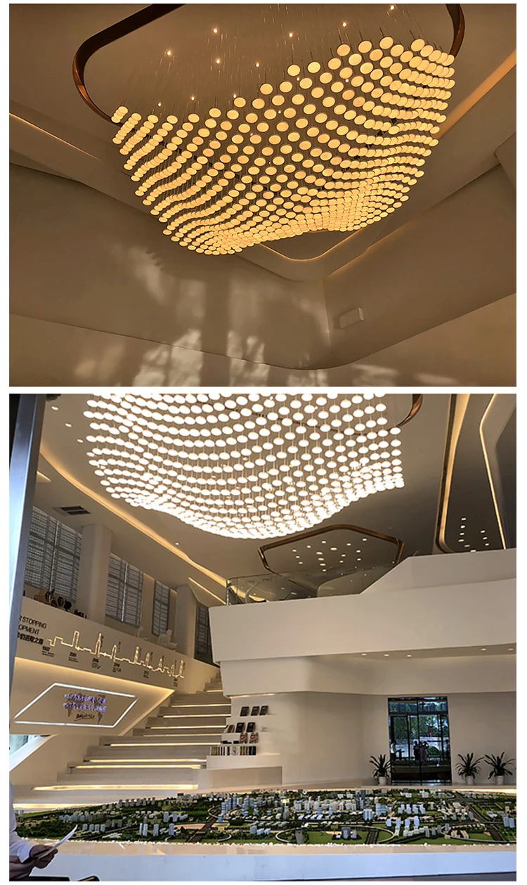 CPL-07 Gorgeous Lighting Fixtures Decoration Hotel Lobby Wedding Hall Custom Large Luxury Chandelier details