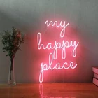 Decor Home Decor Ip68 Silicone 12V Acrylic Flex Led Lights Strip Letters Neon Sign
