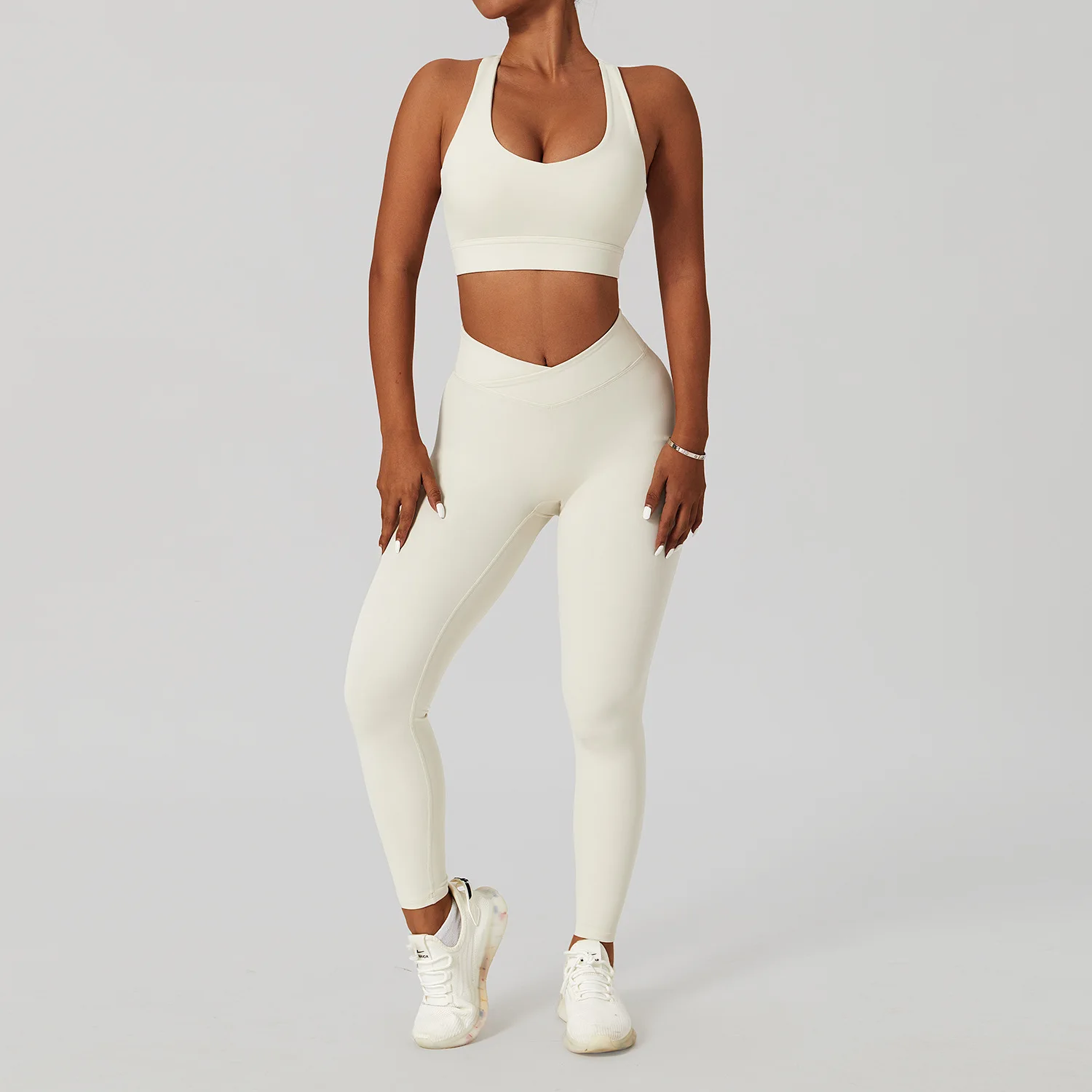 Wholesale Gym Wear Women Sets Yoga Suit Sports Bra Leggings Custom Fitness Sport Workout Sets