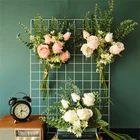 Flower For Artificial Eucalyptus Flower Rose Bouquet For Wedding Bridal And Home Decoration