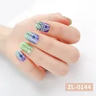Nail 2021 Popular Chinese Style Nail Stickers Custom Nail Wraps Latest Art Designers Nail Stickers