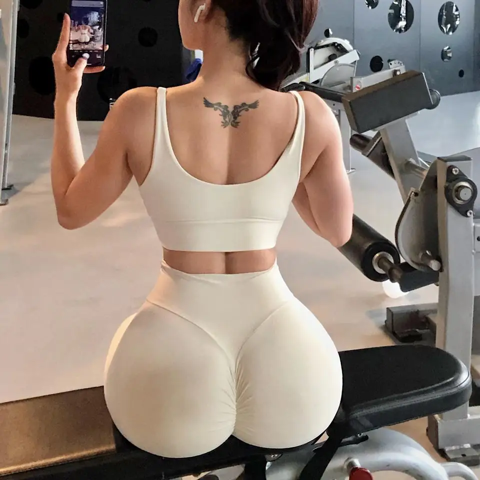 Gym leggings custom peach hip womens yoga pants women's high waist yoga leggings butt lifter