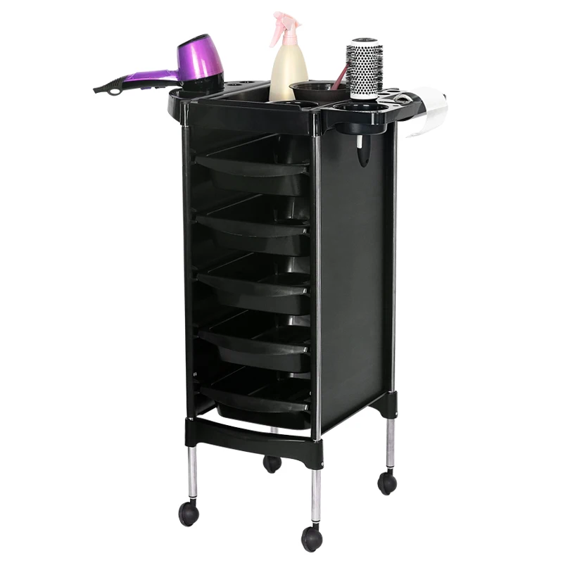 Hair salon trolley tool multifunctional three-layer beauty salon furniture trolley