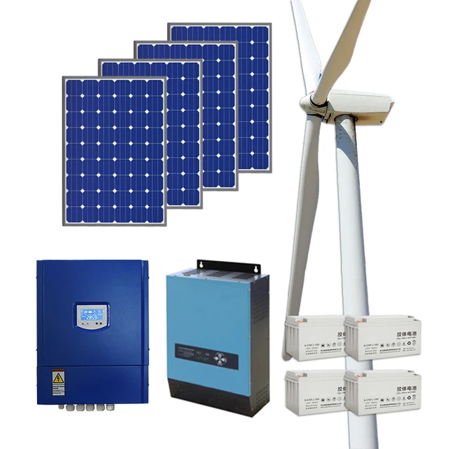 10kw solar and wind hybrid power system Energy Generators 5kw Wind Turbine Hybrid Solar Wind Power System