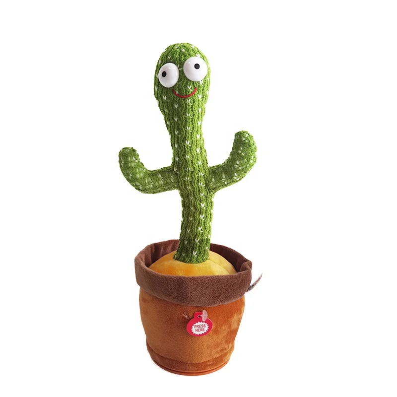 dance sing twist cactus plush