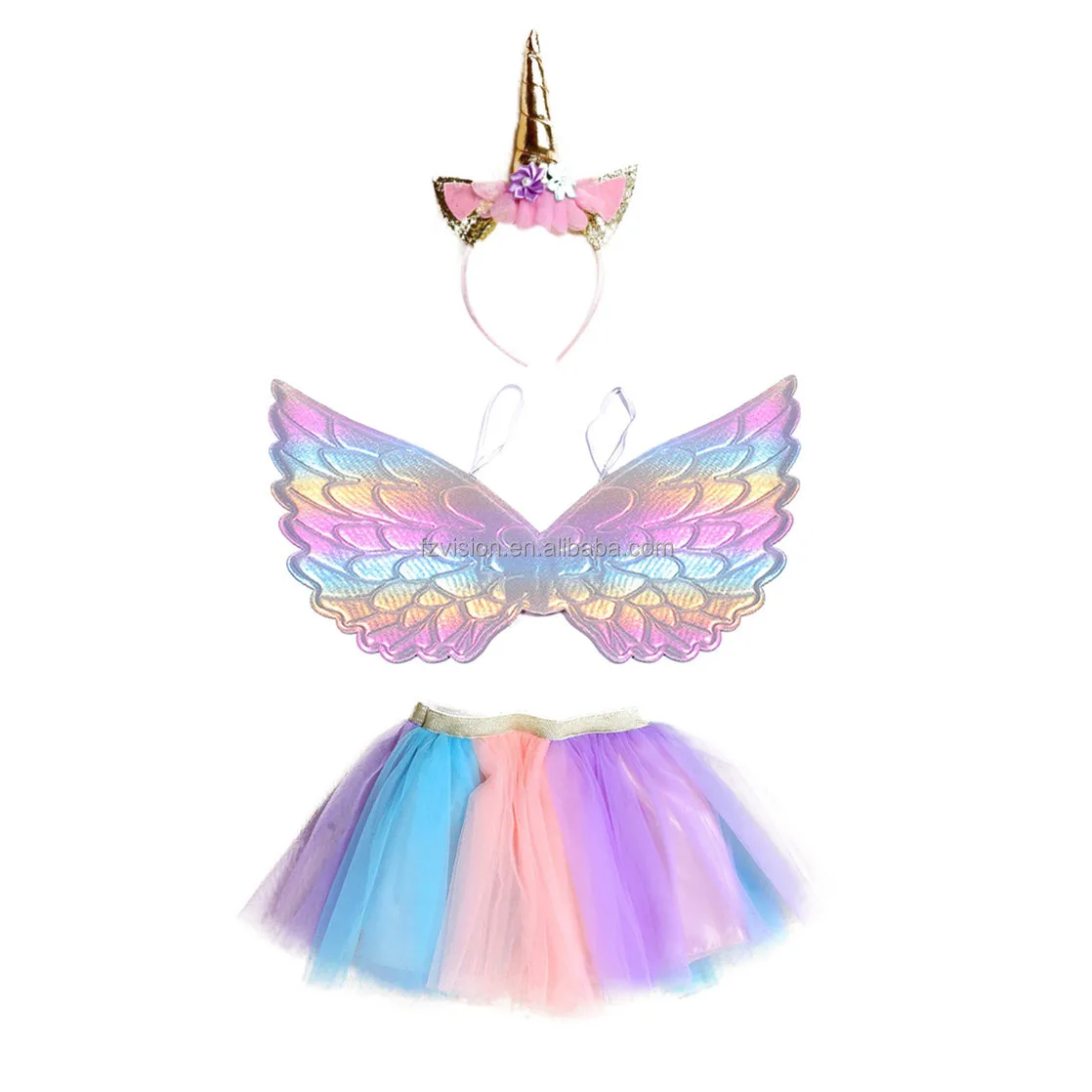 Buy Unicorn Tutu Kostum Set,Gaun Pesta 