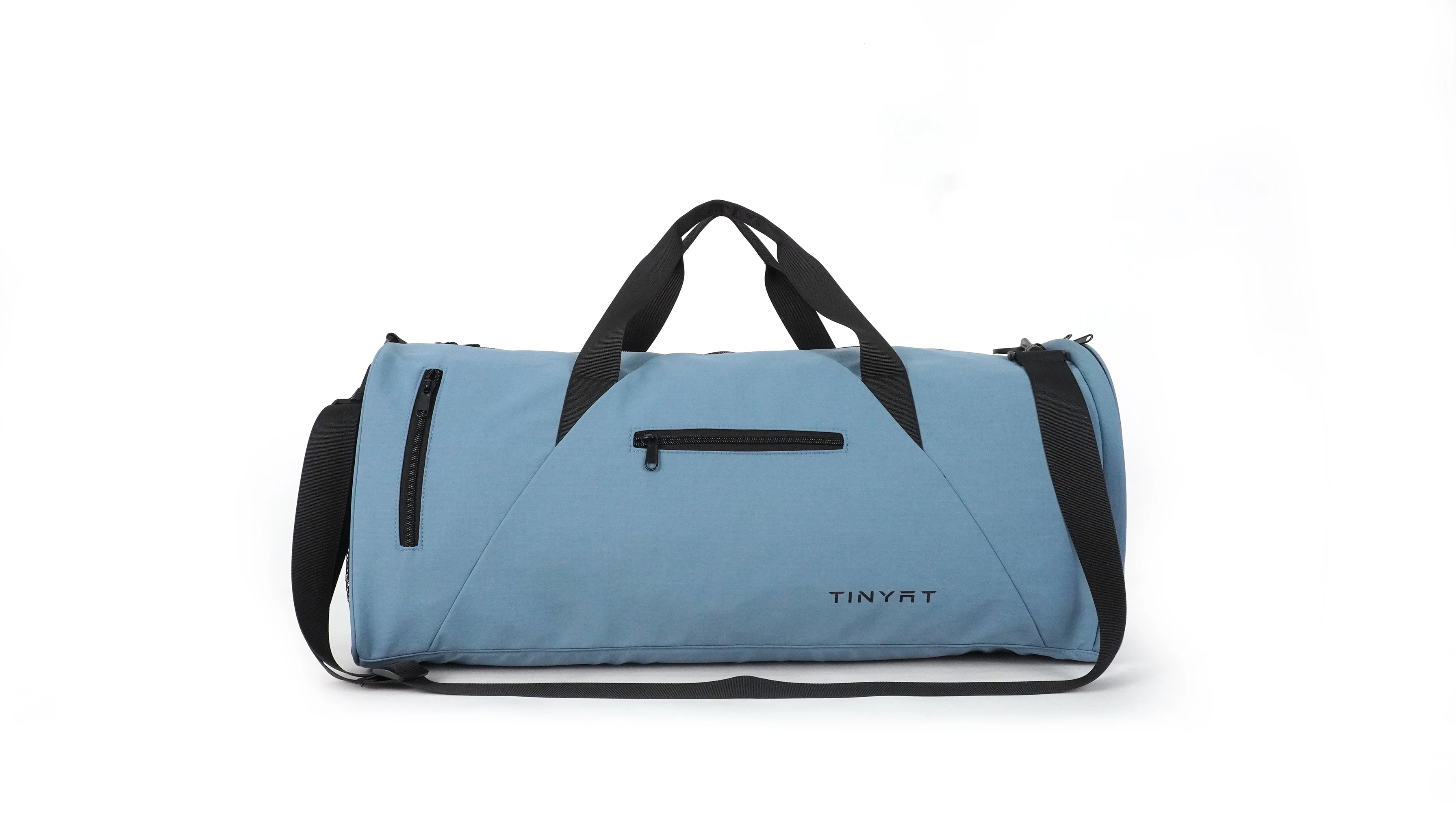 product unisex large capacity gym bag factory custom logo lightweight polyester travel suitcase with zipper closure fashion style-2