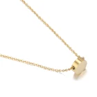 Pendant Jewelry BUREI Stainless Steel Small Cylindrical Pendant Women's Personalized Jewelry Necklace-