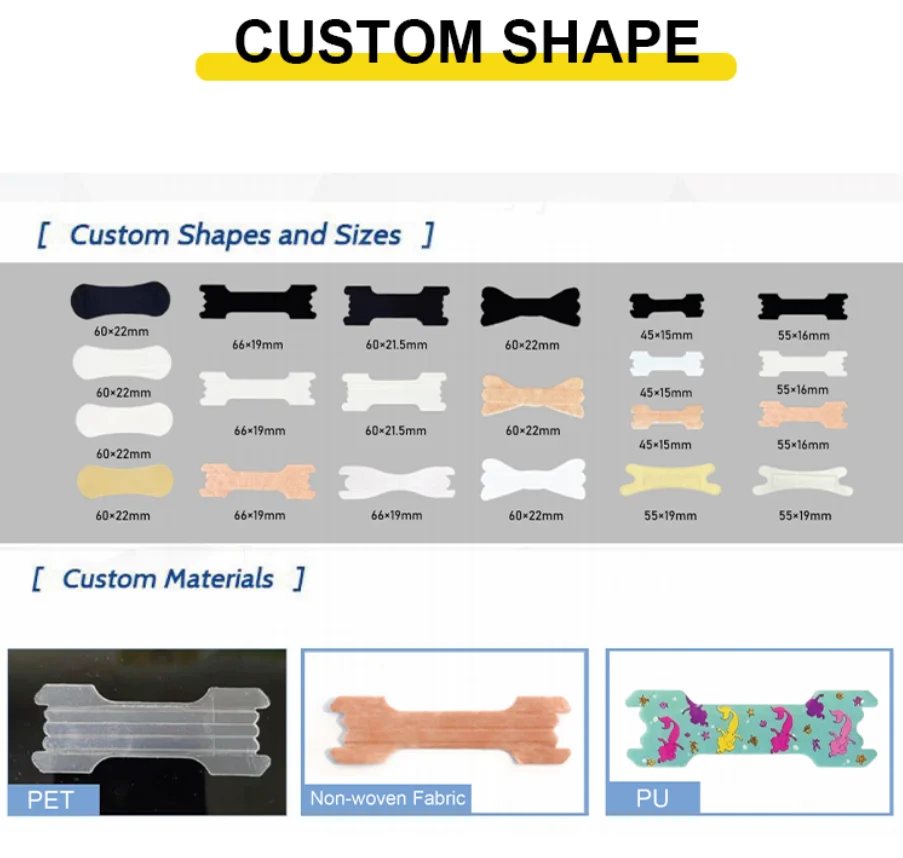 Custom Soft Performance Anti-snoring Oral Tape & Latex-Free Sleep Breathing Nasal Strips Healthcare Supply manufacture