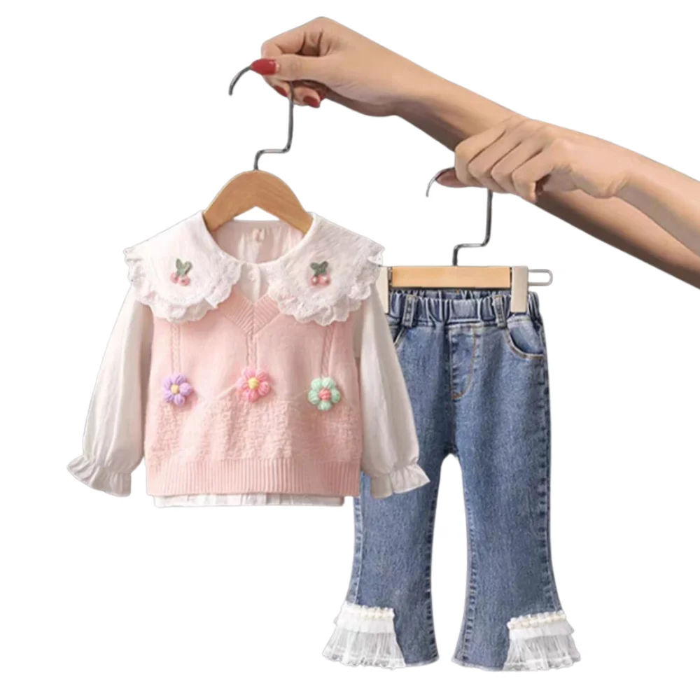 Fashionable Ensemble For Trendy Young Ladies Complete Fashion Wear For Girls Clothing Set Manufacture OEM Wholesale High Quality