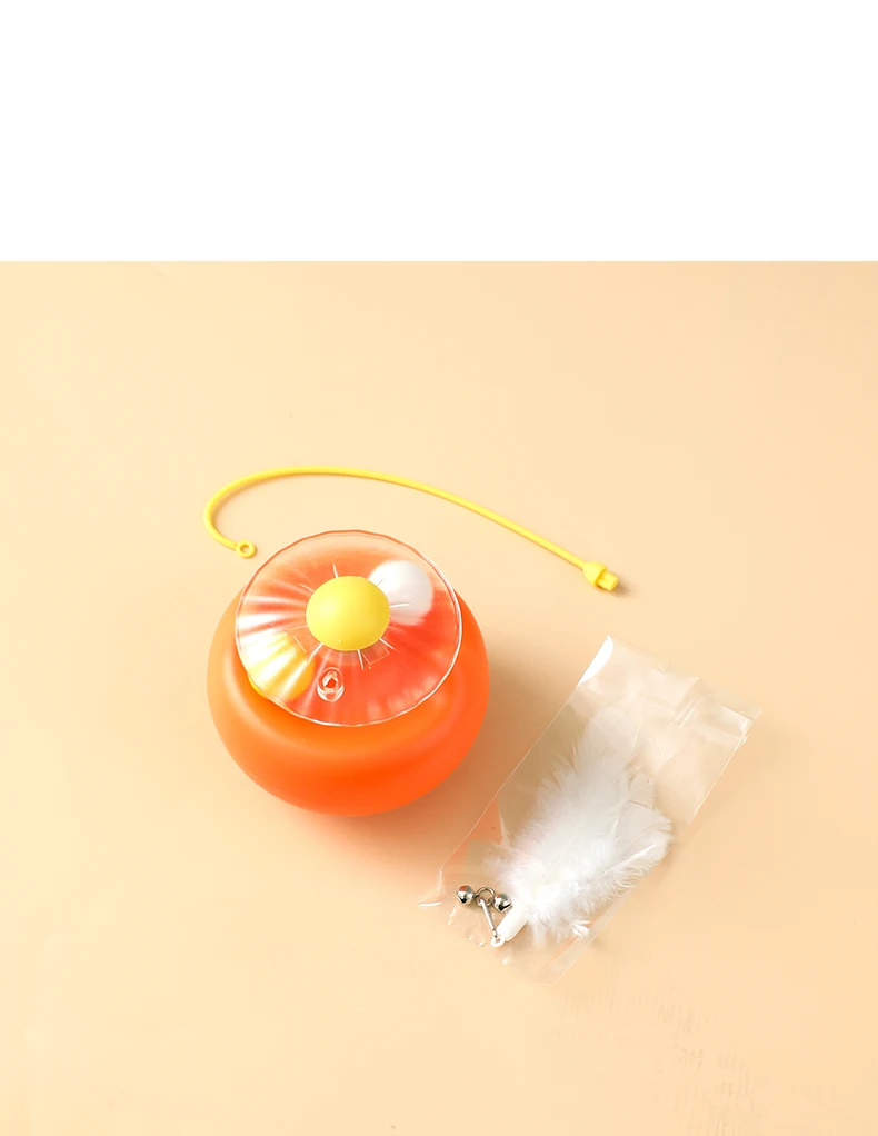 New Tumbler Feather Cat Wand Toy With Catnip Glowing Design Relieve Boredom Interactive Play Toy for Cats Kittens Pet Supplies supplier