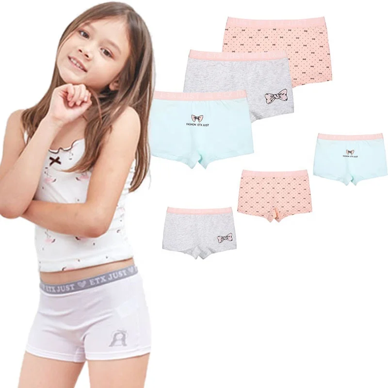 Stock Custom Labels Panties Girls Boxer Briefs Buy In Stock Elastic Soft  Printing Girls Boxer Briefs,Wholesale Children Underwear Girls Boxer