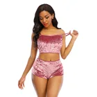 Sleepwear 2021 Latest Ladies 2 Piece Pajamas Lounge Wear Women Set Women's Velvet Sleepwear