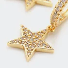 Fashion Earrings Earrings Luxury Temperament Fashion Earrings Popular Style Diamond 5 Pointed Star Earrings Star Earrings