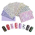 Sticker Nail 2021 Hot Design Laser English Letters Sticker Retro Nail Sticker For Nail Art Decoration