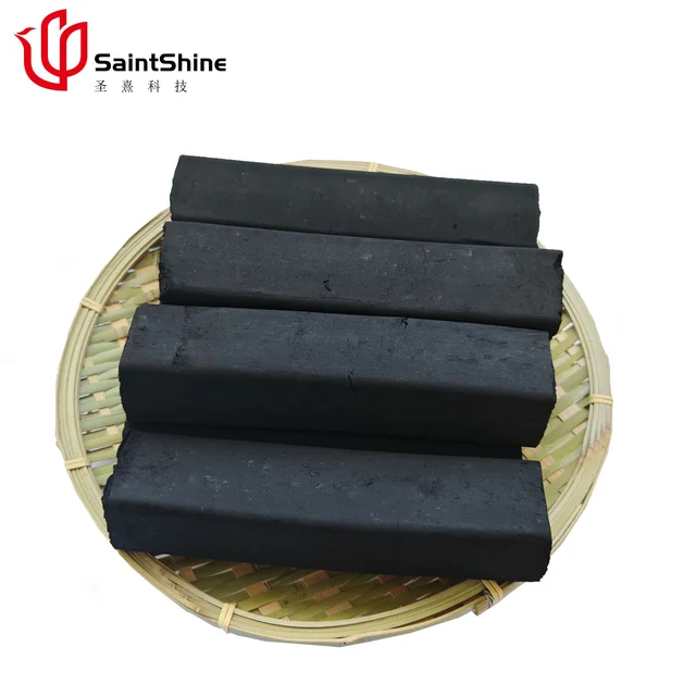 Saint Shine Brand China Supplier Black Charcoal for BBQ/Smokeless Machine Made Bamboo Charcoal