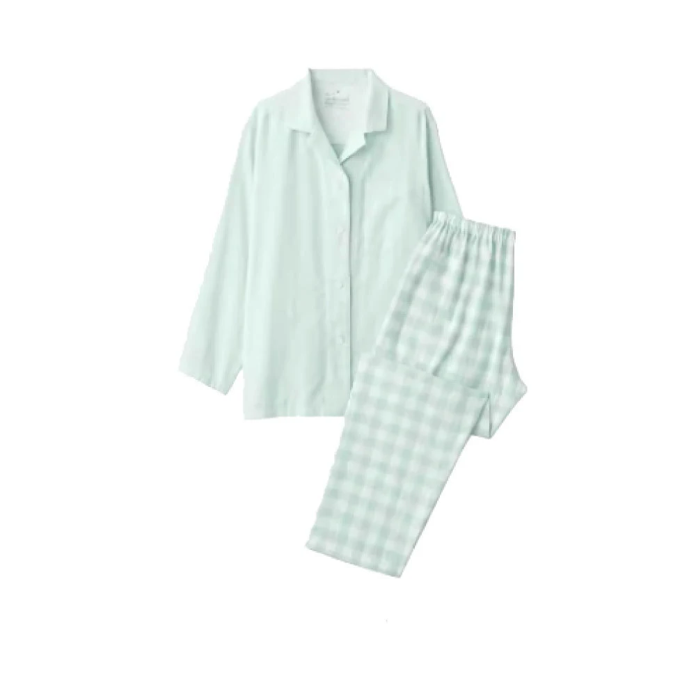 OEM Custom Plus Size 100% Silk Summer Lace Casual Women's Sleep Pajamas Set with Elastic Waist and Front Logo