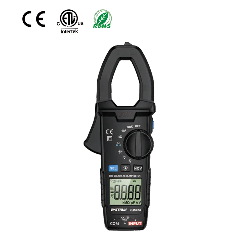 Electrical Tes Manual Ac Dc Current Ampere Amp Multimeter Digital