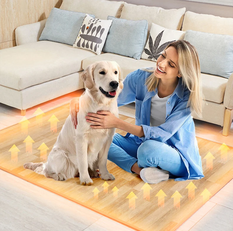 New Graphene Floor Heating Mat Removable Carpet for Cats and Dogs to Keep Warm Pet Products manufacture