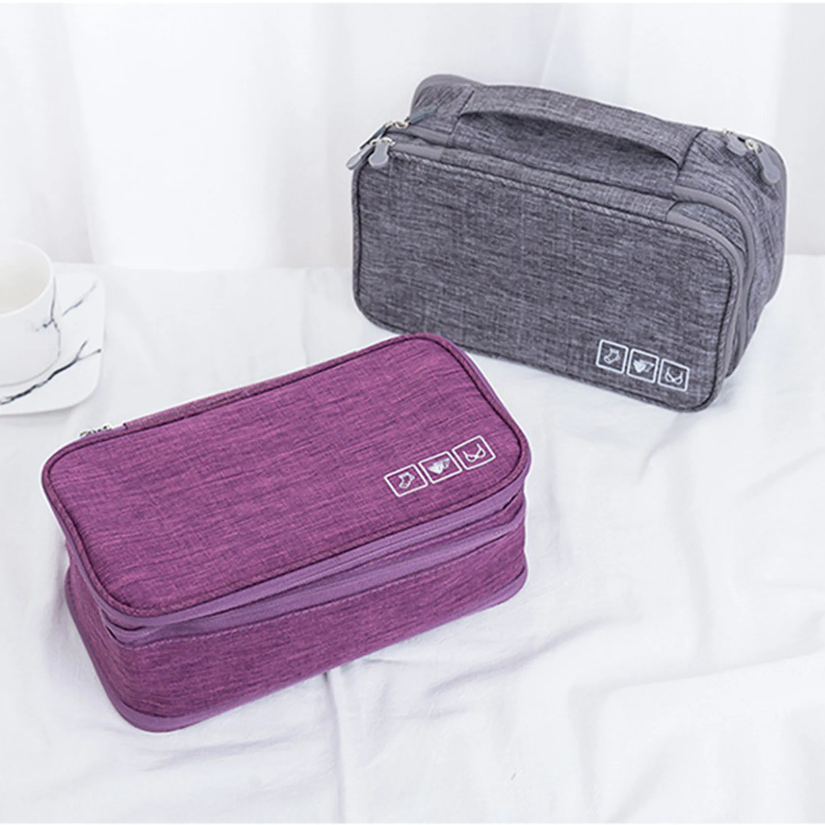 2023 Travel underwear storage Bag for Women toiletry Bag Shower Organizer Kit Cosmetics travel bag
