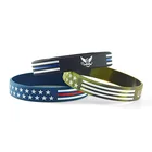 Forge Motivational Wristbands Forge Don't Ever Quit Motivational Red Silicone Wristband Bracelet