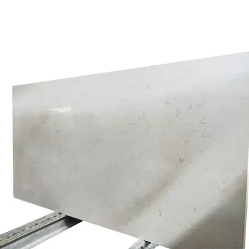 Hot Sale Middle Carrara White Quartz Stone Big Slabs