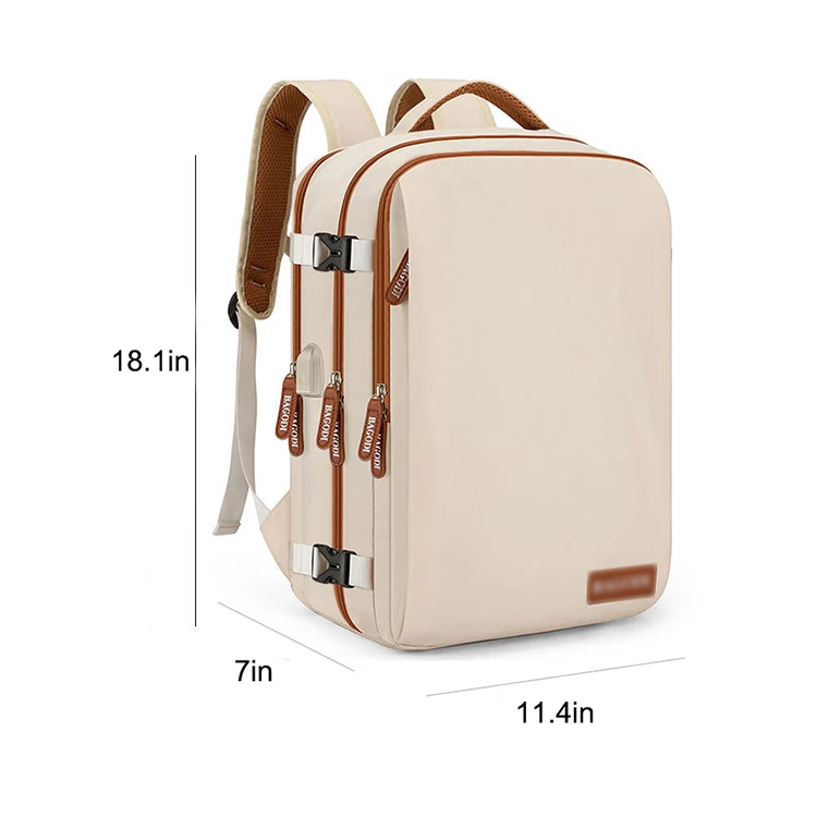 Manufacturers Custom Oxford Large Waterproof Anti Theft Laptop Carry On Travel Backpack Bag With Usb For Men Women