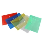 New School Bag Sell Well New Type Office School Stationery Snap Bag Envelope Document Plastic File Bag
