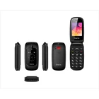 Phone New Senior Cell Phone 2.4/1.77 Inch Dual Screen SOS FM Function Big Button Flip Mobile Phone