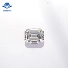 Diamond Crysdiam Small Size Emerald Cut VS1 Cvd Diamond Lab Grown Loose Diamond For Jewelry
