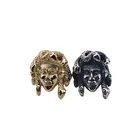 Snake Ring Hip Hop Jewelry Punk Stainless Steel Snake Medusa Ring Men