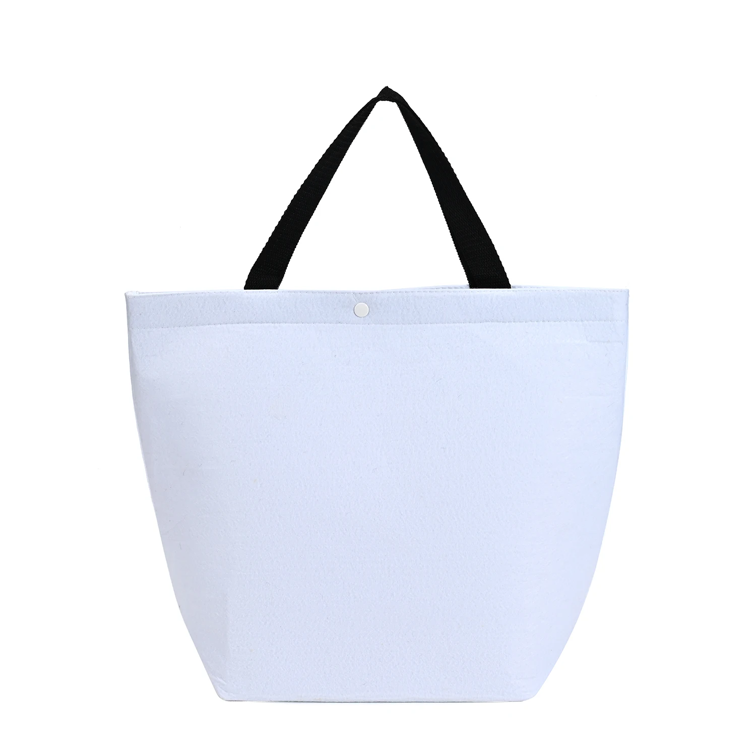 Hot Selling Eco-Friendly Custom Color Felt Tote Shopping Bag Wholesale Customizable Plain Design supplier