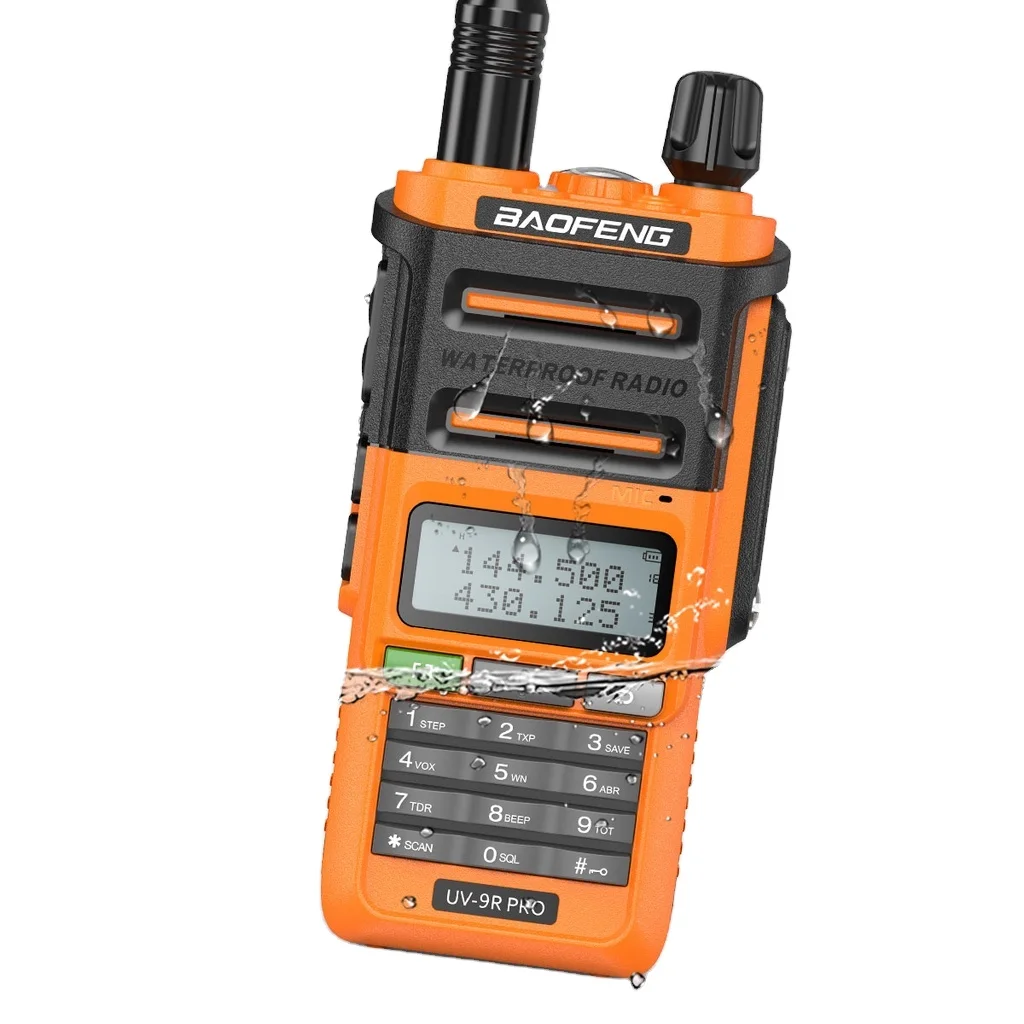 Ip Waterproof High Igh Power Handheld Two Way Radio Uhf Vhf Uv R