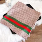 Brand Scarf Custom Brand Design Digital Printing Famous Brand Scarf 2021 New Trending Silk Scarf