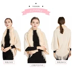 Fur Shawls Shawl Fur Sleeve Sleeve Pullover Winter Shawls Women Poncho Cloak Tippets Mantle Woven Warm Shawl