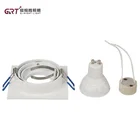 Factory Direct Sale Square Aluminum Customizable Wattage Recessed GU10 COB Spot Light LED