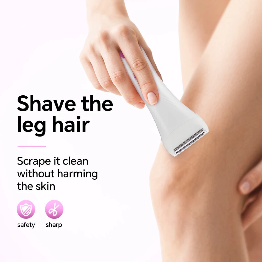 Professional Lady's Electric Hair Shaver Painless Body Removal USB Charging Rechargeable for Household Car RV Use Wholesale supplier