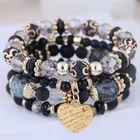 Beaded Foreign Trade Retro Tassel Multi-Layer Mixed Color Beaded Bracelet Hand-Woven Female Bracelet Jewelry