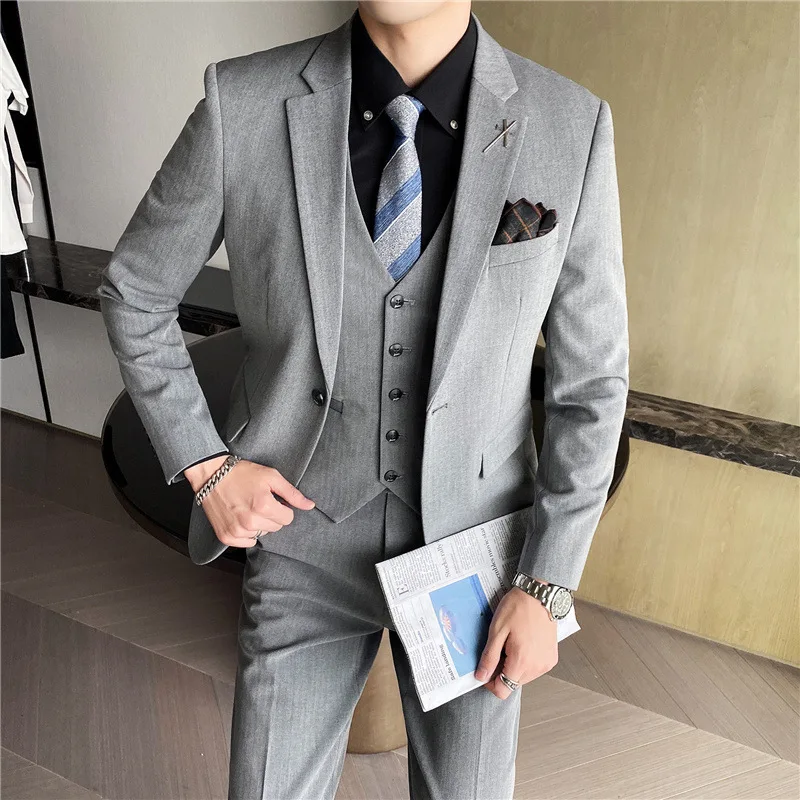 Men's Suits S-5xl 2022 Wholesale Casual Slim Formal Business Men's Three  Pieces Set Suits Blazer Wedding Suits For Men - Buy Men's Suits Blazer,Wedding  Suits For Men,Men Suits 3 Pieces Product on