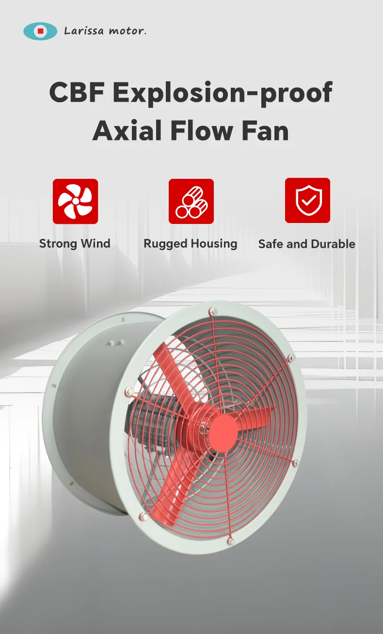 Explosion-proof Ventilation Cbf Fan, ATEX, Wall - detail 2
