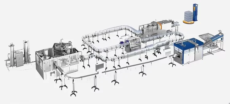 NAVAN Citrus Juice Orange Juice Filling Machine Fully Automatic Production Line supplier