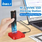 Datage USB3.1Pocket SSD Case M.2 Docking Station NGFF MSATA Slot