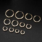 Gold Earrings Hoop Earringshoop Best Selling And Popular 14K Gold Plated Huggies Earrings And Round Hoop Earrings